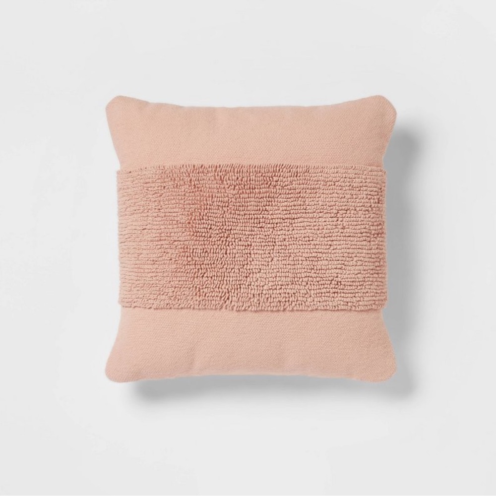 2 of Project 62 Modern Tufted Square Throw Pillow Blush